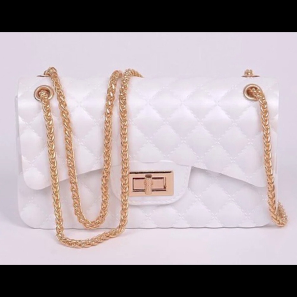 White purse